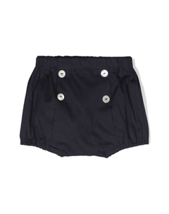 Двубортные хлопковые шорты, синий Siola