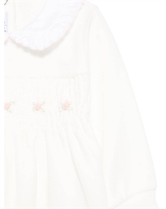 Пижама с цветочной вышивкой, белый Siola