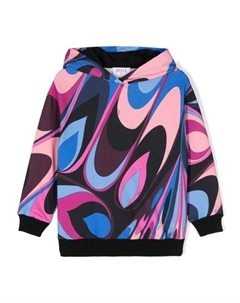 Junior худи с принтом Iride, черный Pucci