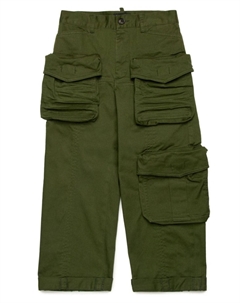 KIDS брюки карго, зеленый Dsquared2