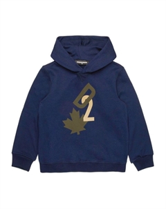 KIDS худи с логотипом, синий Dsquared2