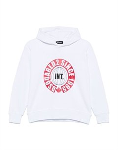 KIDS худи с логотипом, белый Dsquared2