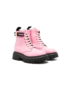 Ботинки на молнии, розовый Moschino kids