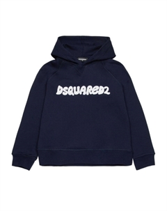 KIDS худи с вышитым логотипом, синий Dsquared2