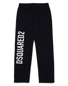 KIDS спортивные брюки с логотипом, черный Dsquared2