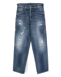 Kids джинсы KIDS с потертостями, синий Dsquared2