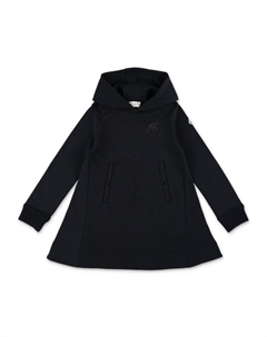 Enfant хлопковое платье с аппликацией, черный Moncler
