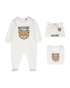 Пижама с принтом Teddy Bear, белый Moschino kids