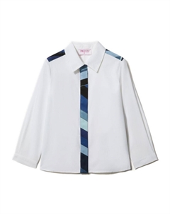 Junior рубашка с принтом «Ирида», белый Pucci