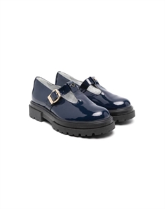 Лакированные туфли Мэри Джейн, синий Monnalisa