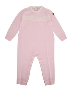 Enfant ромпер с логотипом, розовый Moncler