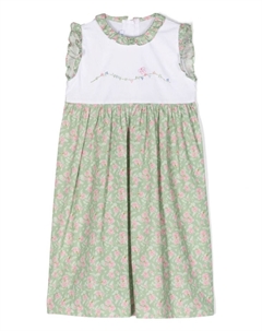 Платье без рукавов с цветочным принтом, зеленый Siola