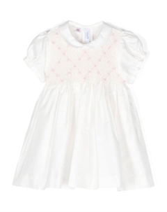 Платье с присборенными панелями, белый Siola