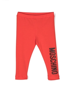 Легинсы с логотипом, красный Moschino kids