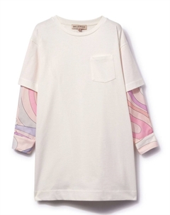 Junior многослойное платье, белый Pucci