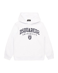 KIDS худи с логотипом, белый Dsquared2