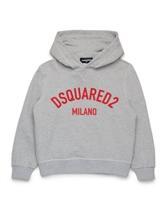 KIDS худи с логотипом, серый Dsquared2