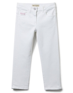 Junior хлопковые брюки прямого покроя, белый Pucci