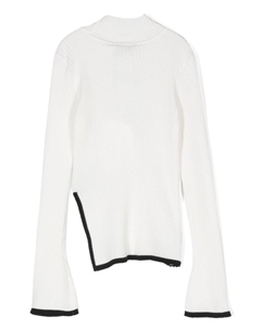 Kids джемпер с аппликацией логотипа, белый Twinset