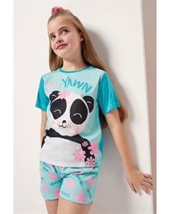 Пижама с изображением панды, синий Harry bear