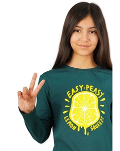 Топ с длинными рукавами LEMON, цвет racing green Band of rascals