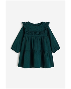 Платье с оборками, зеленый H&m