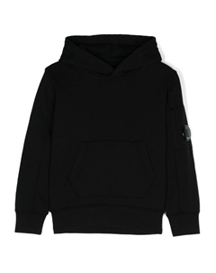 Kids толстовка с капюшоном и линзами, черный C.p. company