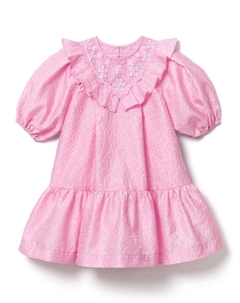 Kids мини-платье из крепа, розовый Self-portrait