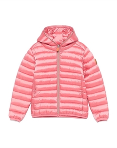 Kids стеганая куртка-пуховик, розовый Save the duck