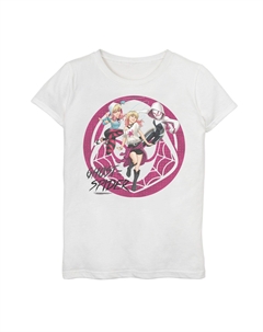 Футболка с логотипом Rising Secret Warriors Ghospider Collage для девочек 7–16 лет Marvel