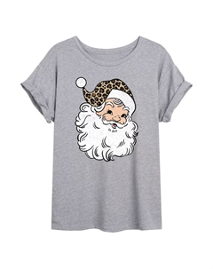 Детская футболка большого размера с леопардовым принтом Santa Licensed character