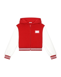 Kids худи с логотипом, красный Dolce&gabbana