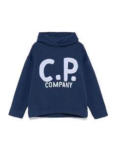 Kids худи с логотипом, синий C.p. company