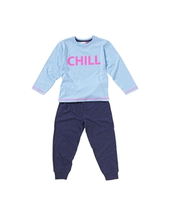 Пижамный комплект для девочек Chill, синий Cozy n dozy
