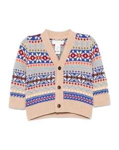 KIDS кардиган в стиле фэр-айл, нейтральный Polo ralph lauren