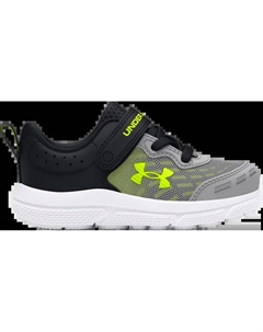 Кроссовки Assert 10 AC TD 'Mod Grey High Vis Yellow', серый Under armour
