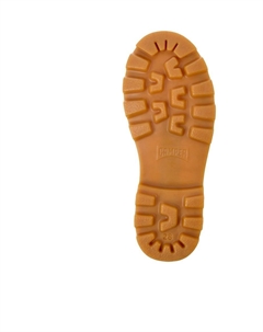 Детские кожаные ботинки со шнурками и зубчатой ​​подошвой, синий Camper