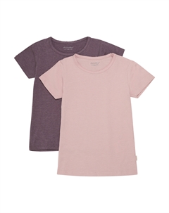 Футболка  MIBasic 33 (2 pack) 3933, розовый Minymo®