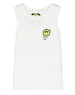 Топ с логотипом, белый Barrow