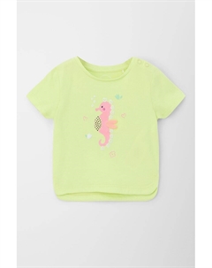 Футболка с овальным подолом S Oliver, белый S.oliver