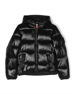 Kids пуховик Artie с капюшоном, черный Save the duck