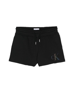 Jeans спортивные шорты с логотипом, черный Calvin klein