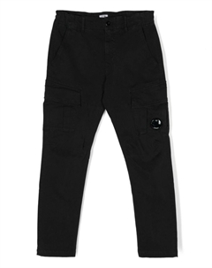 Kids брюки-карго с линзами, черный C.p. company