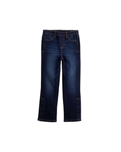 Адаптивные джинсовые брюки для девочек и малышей, цвет Dark Wash Jumping beans