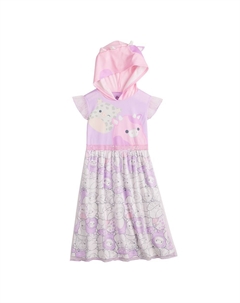 Платье в стиле фэнтези с капюшоном и капюшоном для девочек 6–14 лет, фиолетовый Licensed character