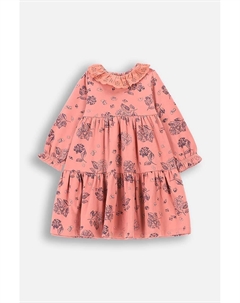 Хлопковое платье для девочки крокодила, розовый Coccodrillo