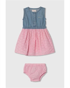 Платье для девочки из хлопка, розовый Guess