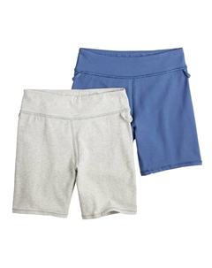 Адаптивные велосипедные шорты с высокой посадкой для девочек 6–16 лет, цвет Gray Heather So