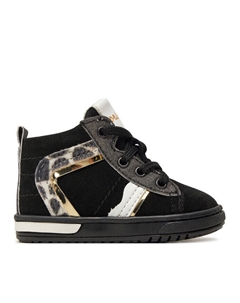 Ботинки замшевые комбинированные, черный Primigi