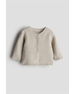 Вязаный кардиган, бежевый H&m